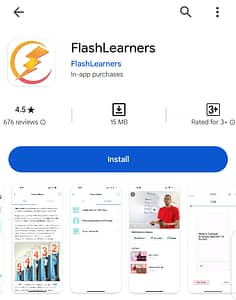 Flash Learners jamb CBT app